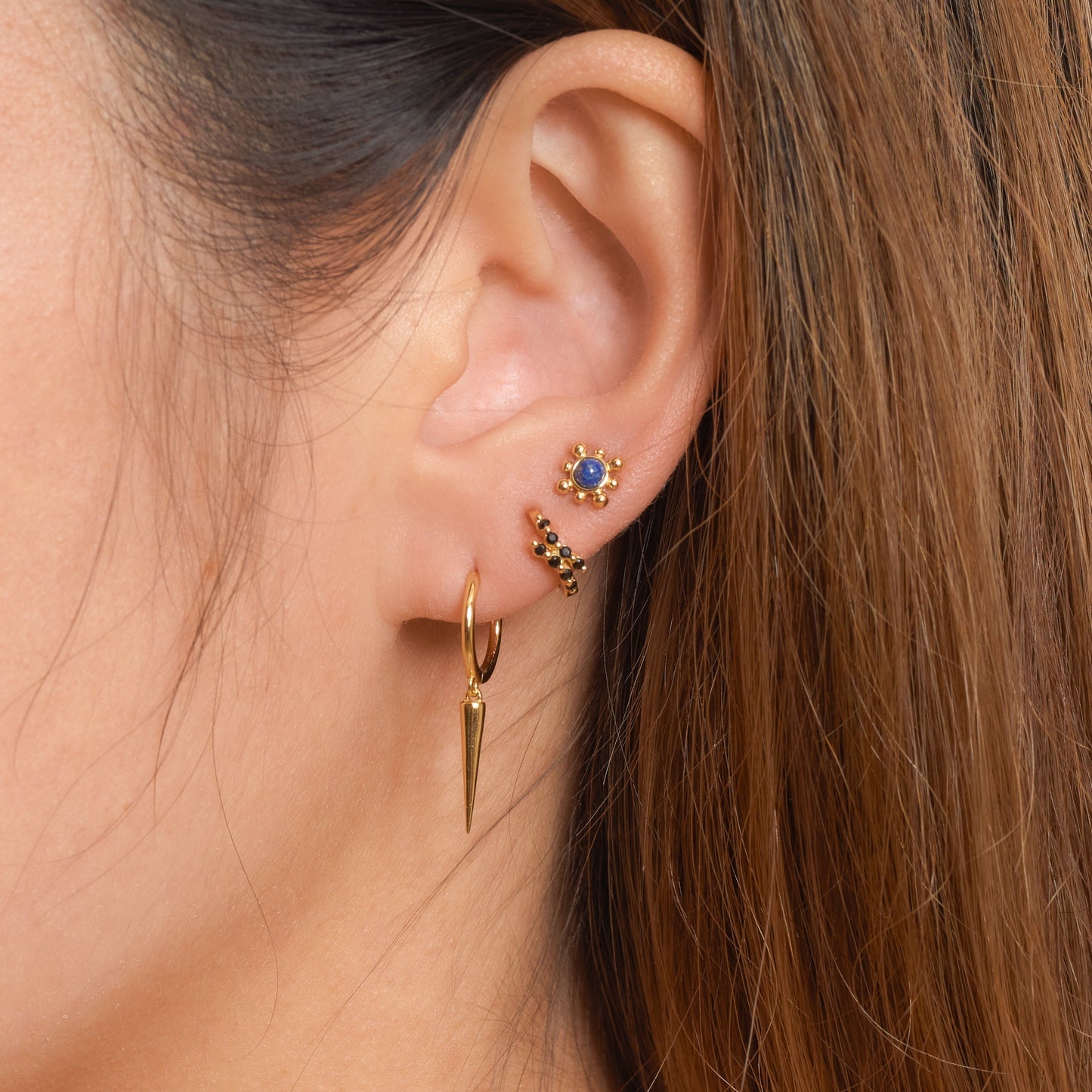 Kamala - Angular Spike Earrings