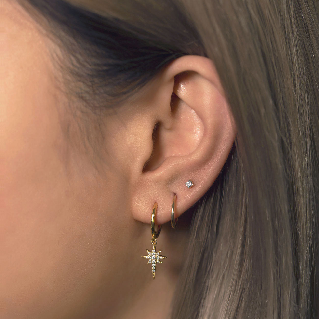 Classic and Thin Huggie Earrings