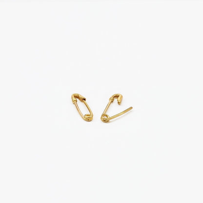 Eden - Small Safety Pin Earrings