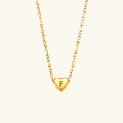 Corazón - Gold Initial Necklace