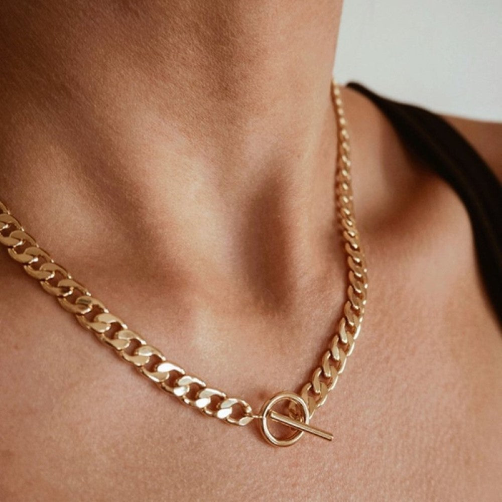 Double Chain - Cuban Chain and Pearl Chain