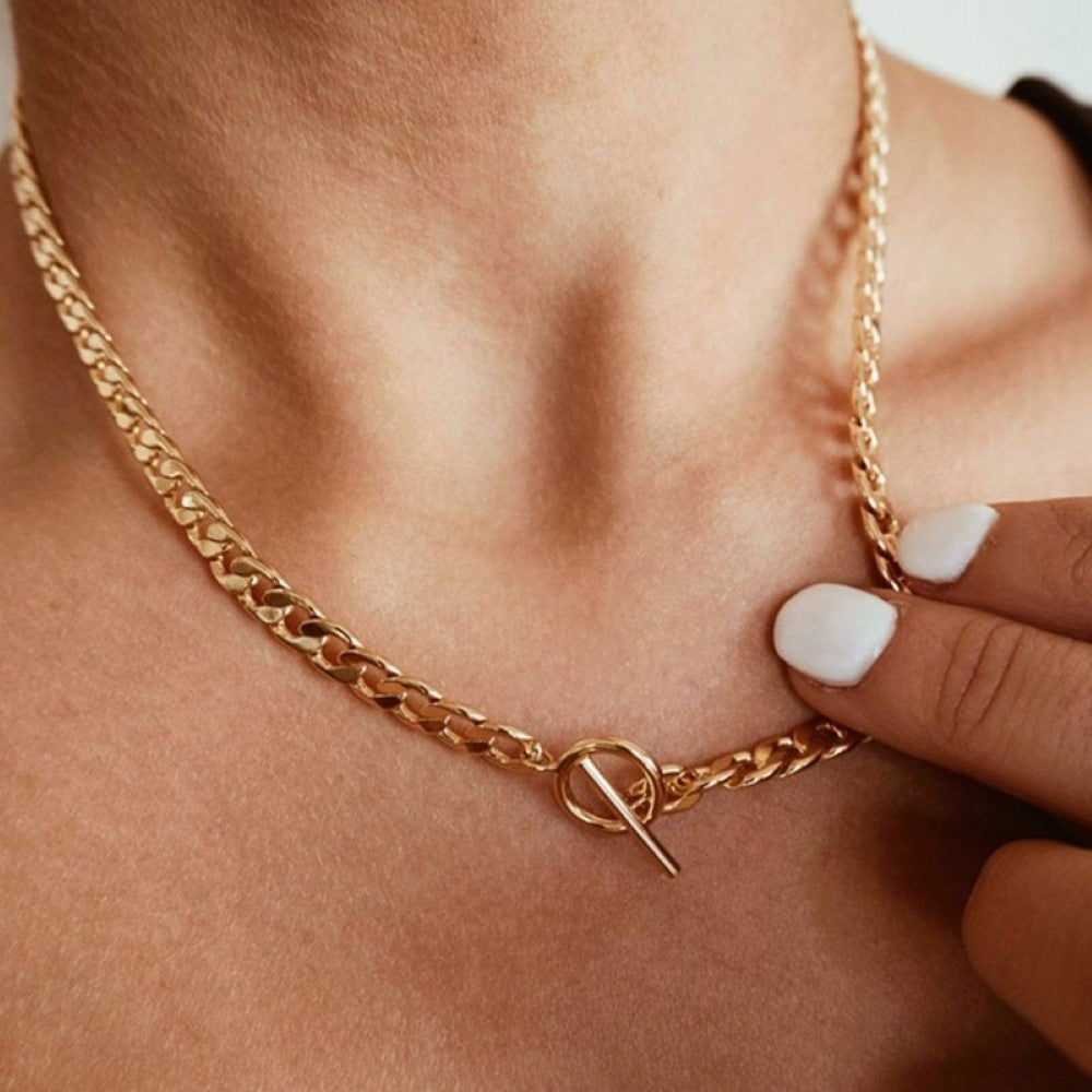 Double Chain - Cuban Chain and Pearl Chain