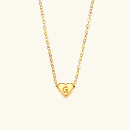Corazón - Gold Initial Necklace