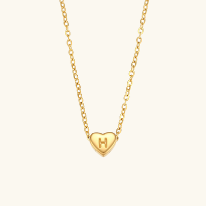 Corazón - Gold Initial Necklace