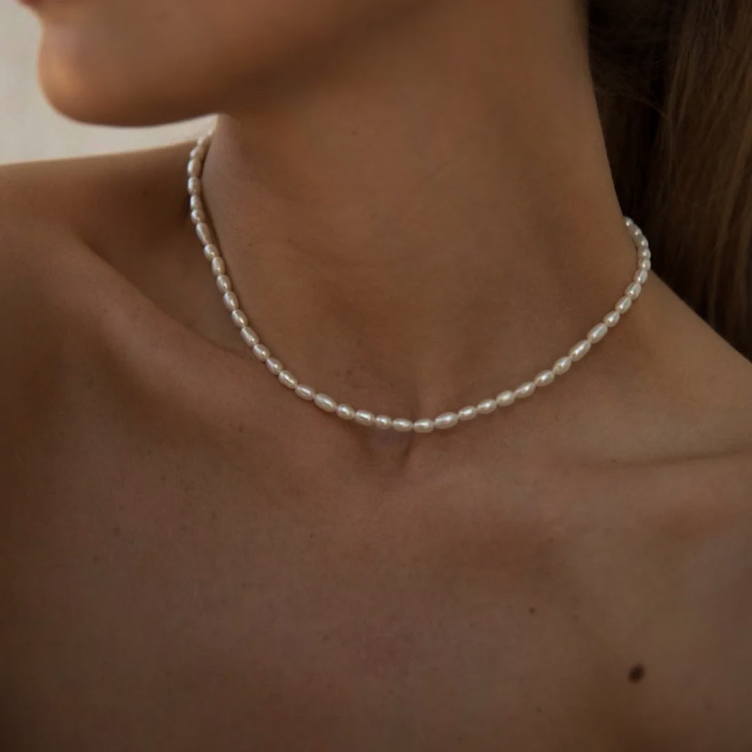 Avaria - Freshwater Pearl Choker Necklace