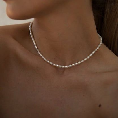 Avaria - Freshwater Pearl Choker Necklace