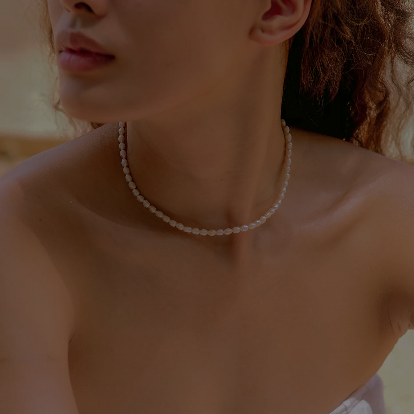 Avaria - Freshwater Pearl Choker Necklace