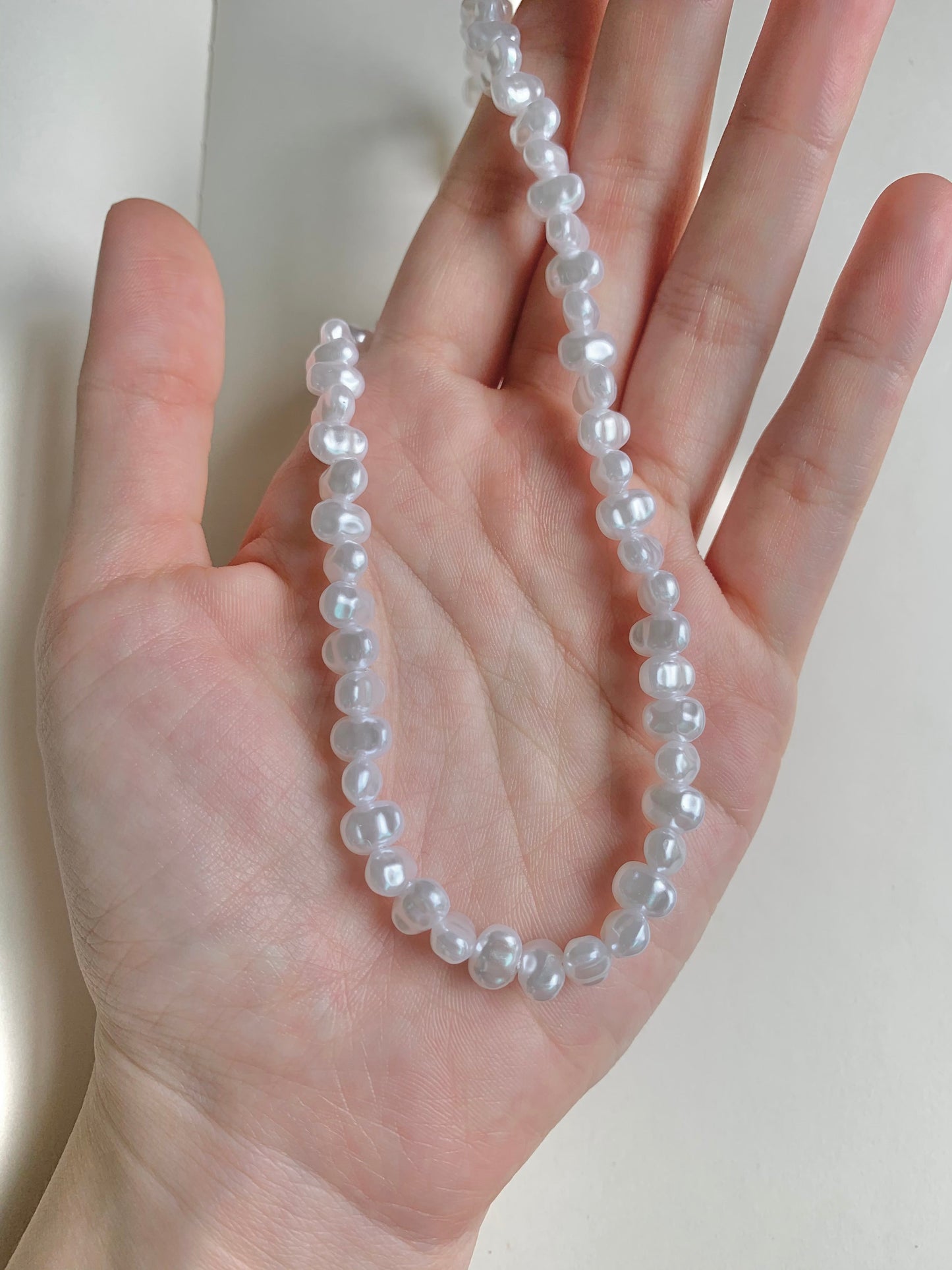 Stella - Cluster Pearl Necklace