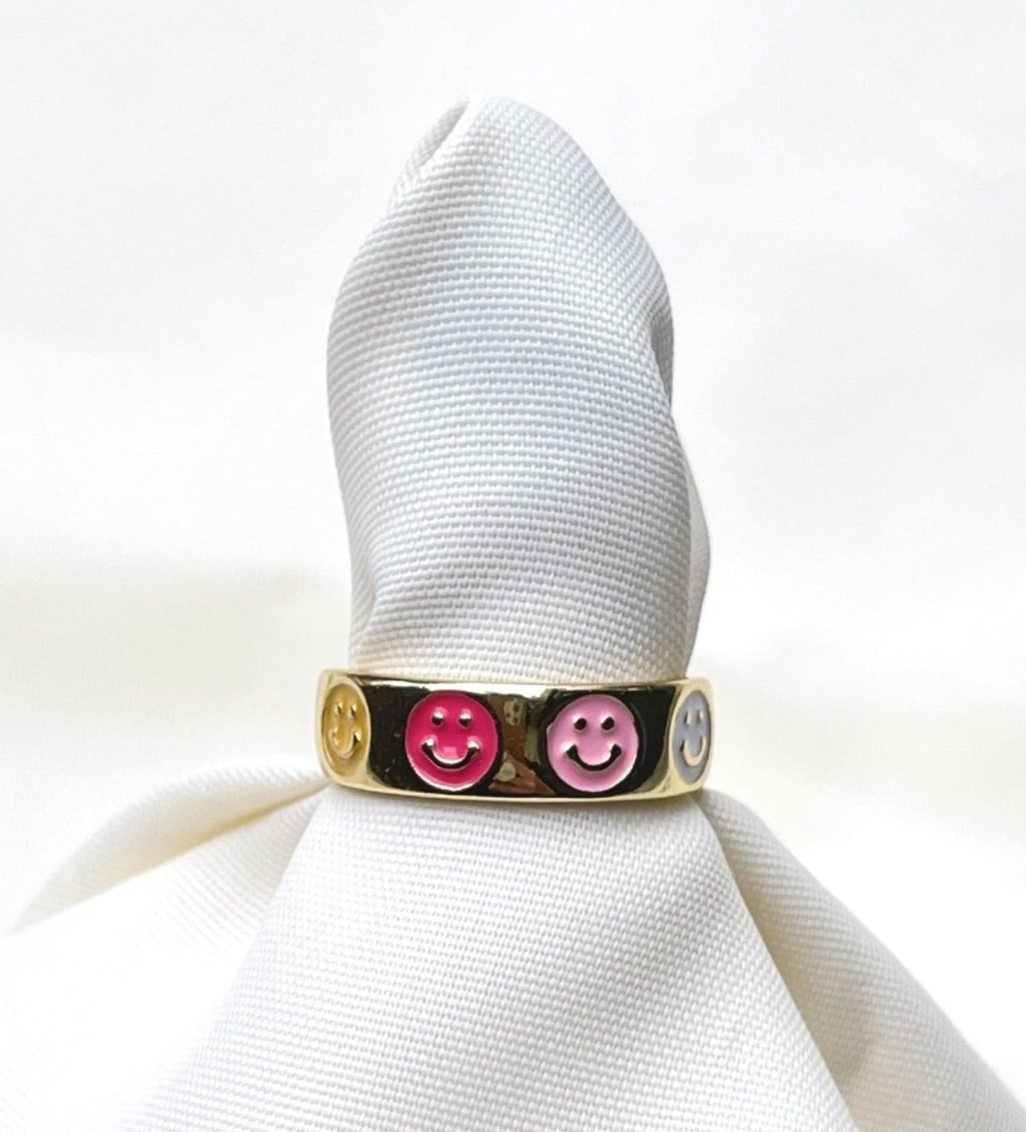 Smiley - Colorful Smiley Ring