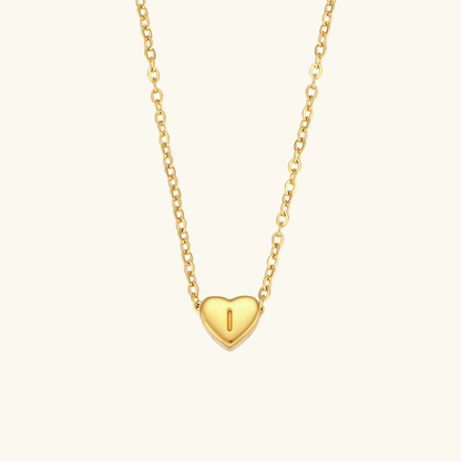 Corazón - Gold Initial Necklace