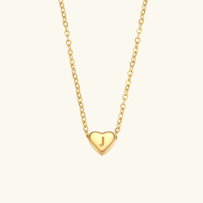 Corazón - Gold Initial Necklace