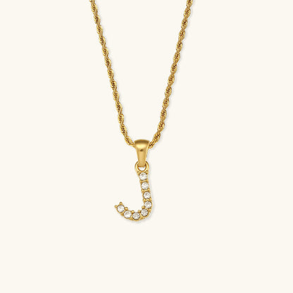 Maeve - Diamond Necklace with Initial Letters