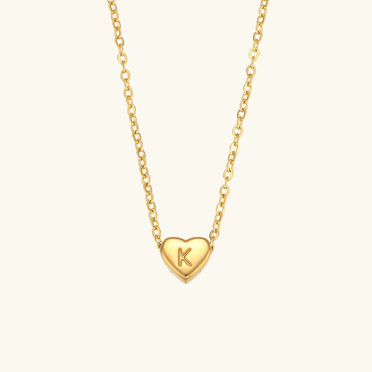 Corazón - Gold Initial Necklace