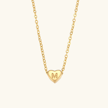 Corazón - Gold Initial Necklace