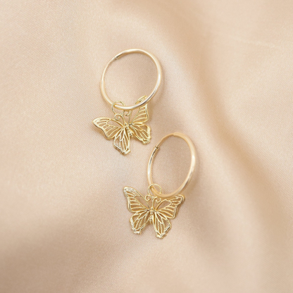 Butterfly Earrings - Hollow Hanging Butterfly