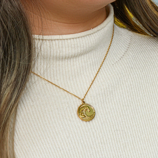 Delilah - Ocean Pendant Necklace