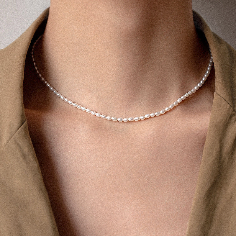 Avaria - Freshwater Pearl Choker Necklace