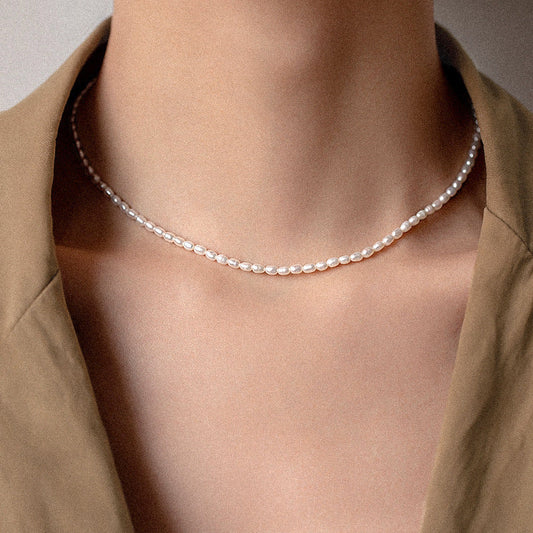 Avaria - Freshwater Pearl Choker Necklace