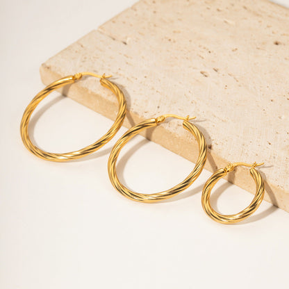 Zephy - Braided Hoop Earrings