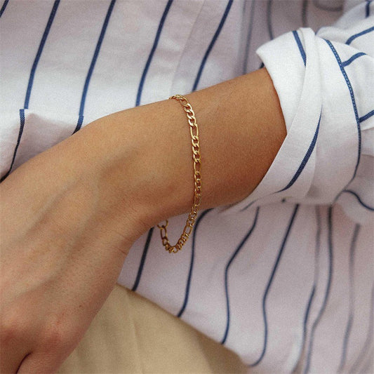 Saturn - Gold Chain Bracelet