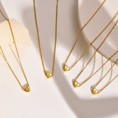 Corazón - Gold Initial Necklace