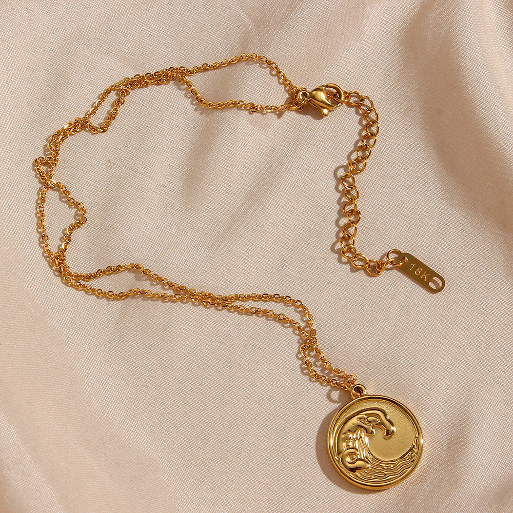 Delilah - Ocean Pendant Necklace