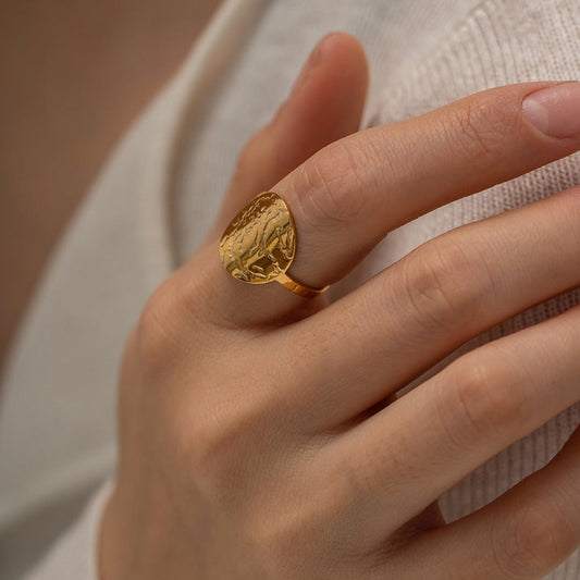 Sabrina - Gold Piece Ring