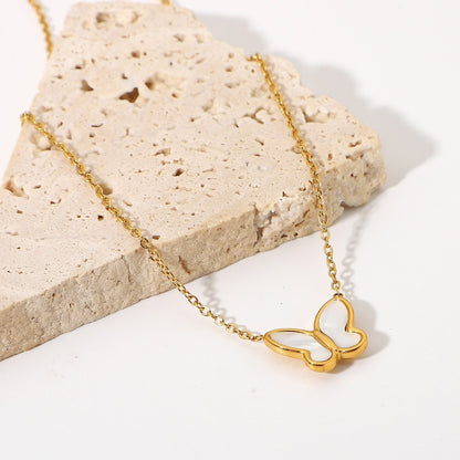 Butterfly - Mother of Pearl Necklace