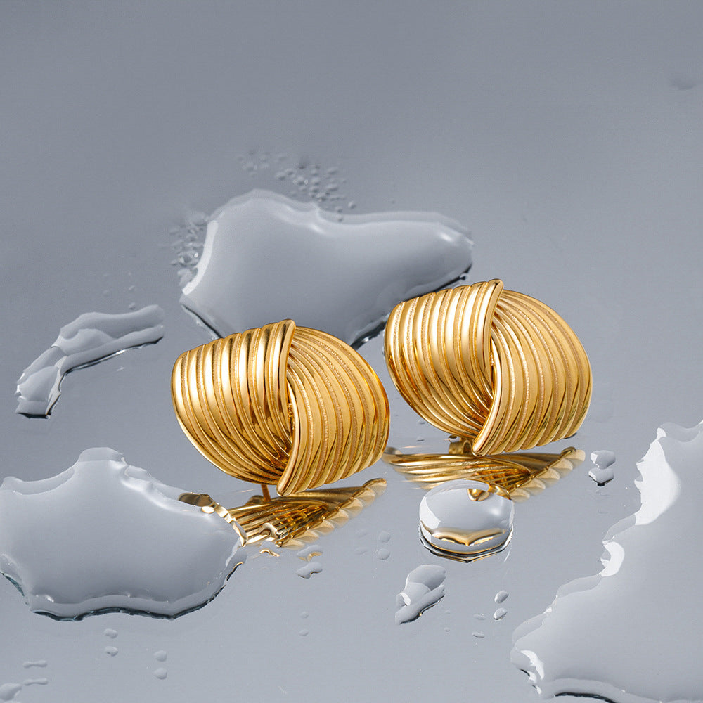 Sonia - Golden Waves Earrings
