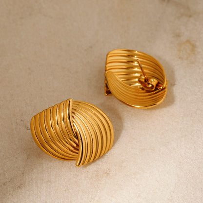 Sonia - Golden Waves Earrings
