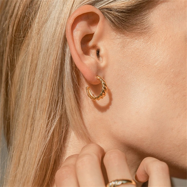 Croissant - Hoop Earrings