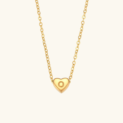Corazón - Gold Initial Necklace