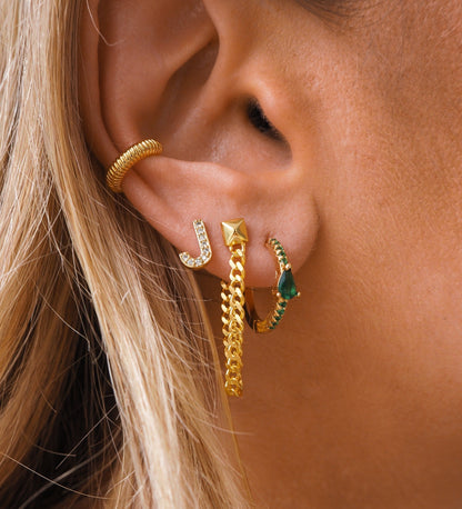 Taylor - Initial Letter Earrings