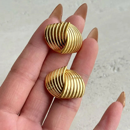 Sonia - Golden Waves Earrings