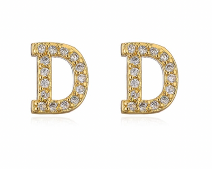Taylor - Initial Letter Earrings