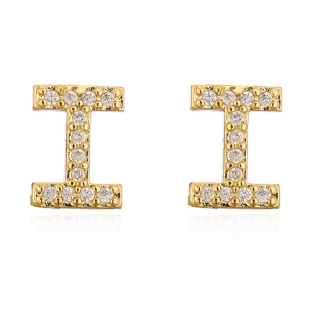 Taylor - Initial Letter Earrings