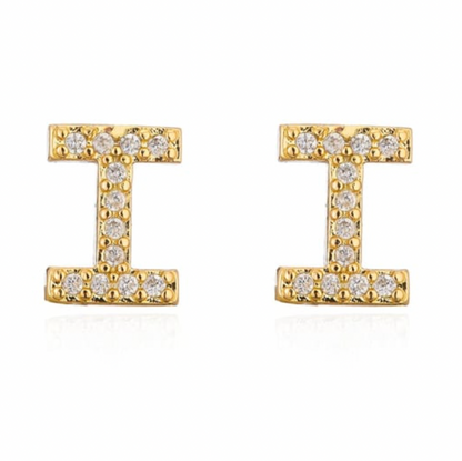 Taylor - Initial Letter Earrings
