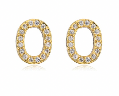Taylor - Initial Letter Earrings