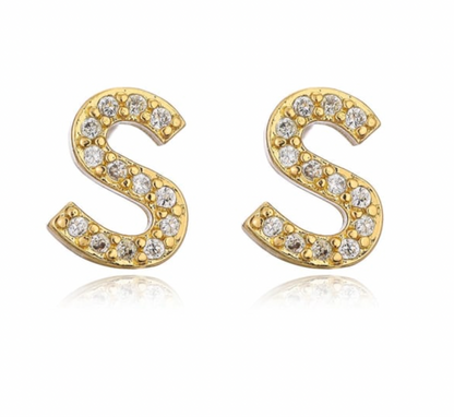 Taylor - Initial Letter Earrings