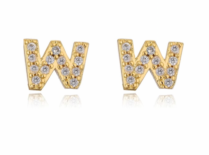 Taylor - Initial Letter Earrings