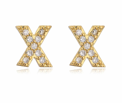Taylor - Initial Letter Earrings
