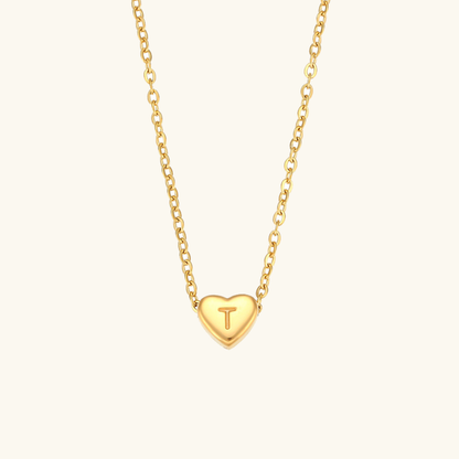 Corazón - Gold Initial Necklace