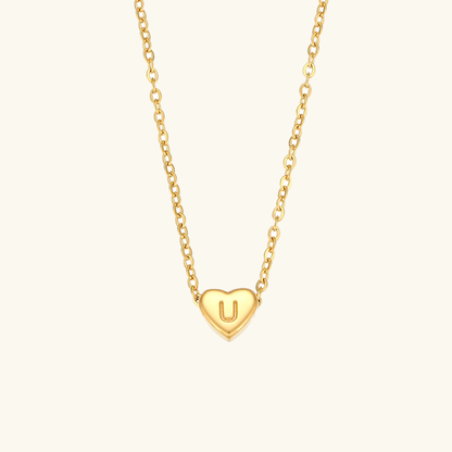 Corazón - Gold Initial Necklace