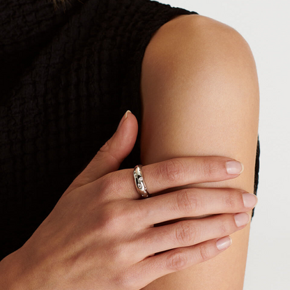 Star Ring - Dome Signet Ring