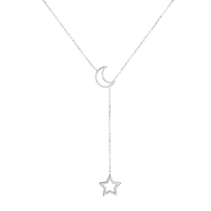 Luna y Estrella - Lariat Style Necklace