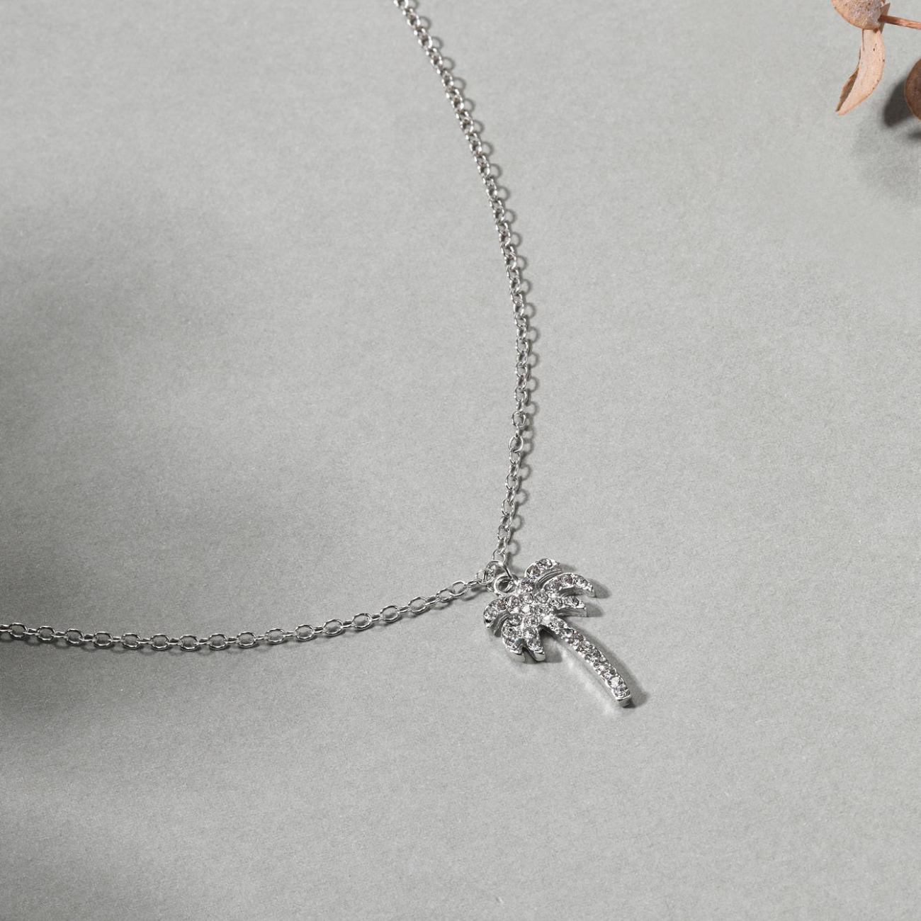 Palm Necklace - Island-Themed Pendant