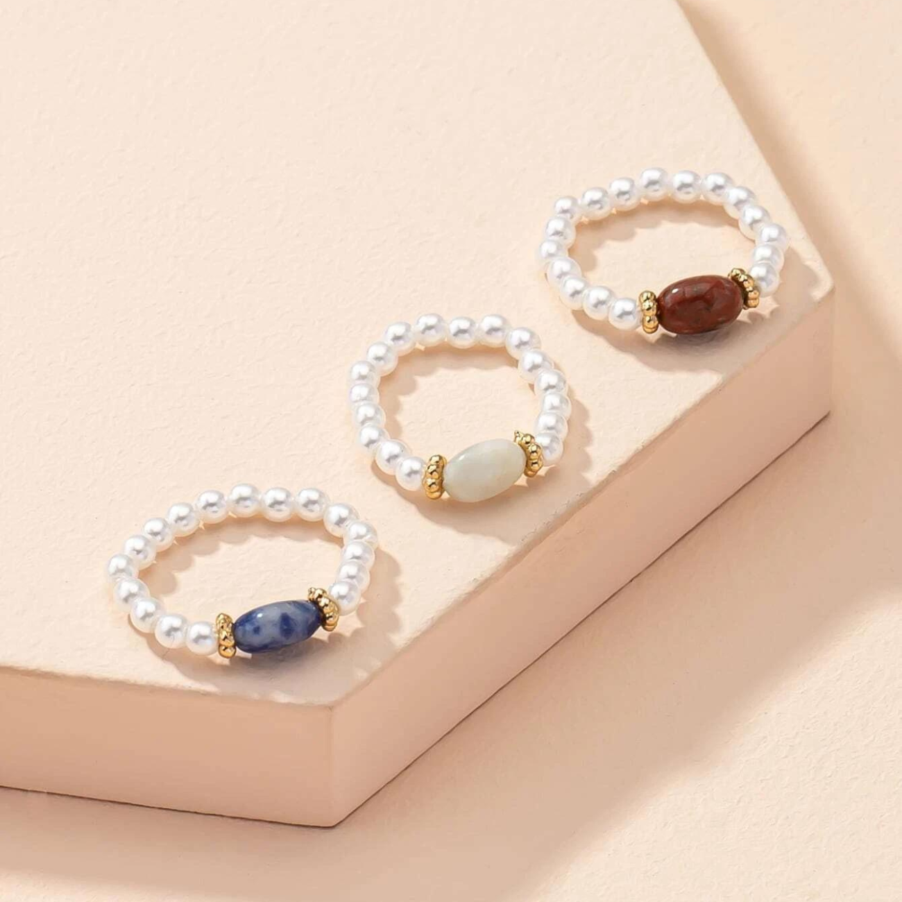Stone Pearl - Vintage Pearl Ring