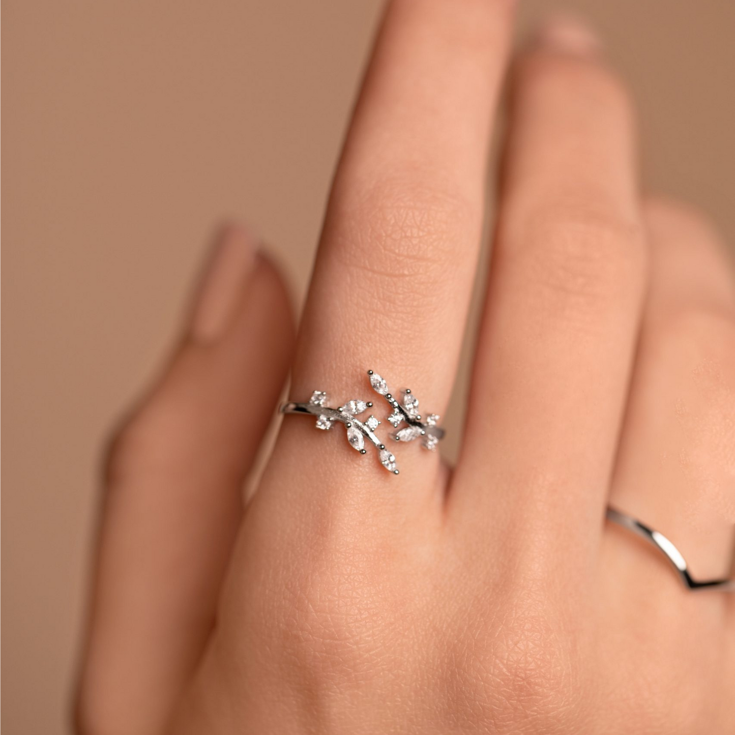 Branch Leaf Ring - Tree Leaf Ring