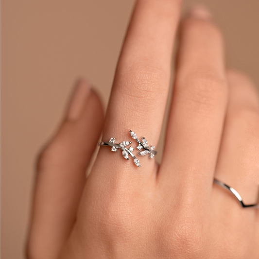 Branch Leaf Ring - Tree Leaf Ring