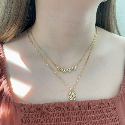 Four-Leaf Clover Necklace